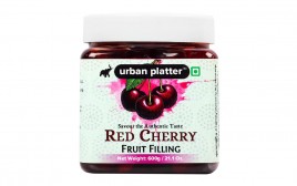 Urban Platter Red Cherry Fruit Filling   Plastic Jar  600 grams
